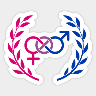 Bisexual Symbol Sticker